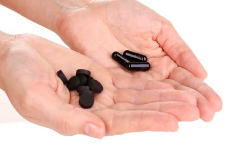 Activated carbon for weight loss in the form of tablets and capsules