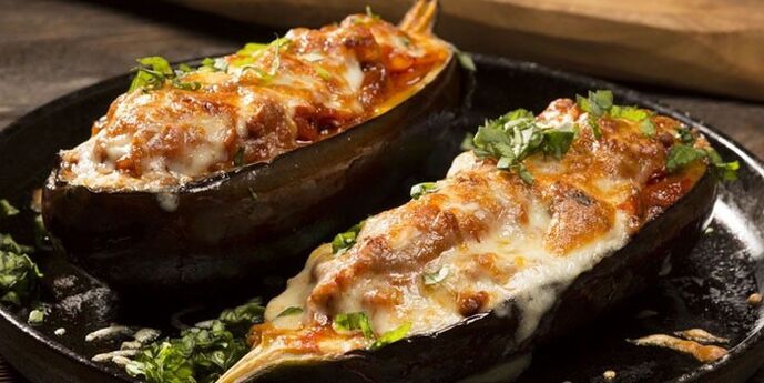 baked eggplant with egg diet